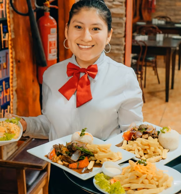 Equipo de cocina en Mistura Limeña